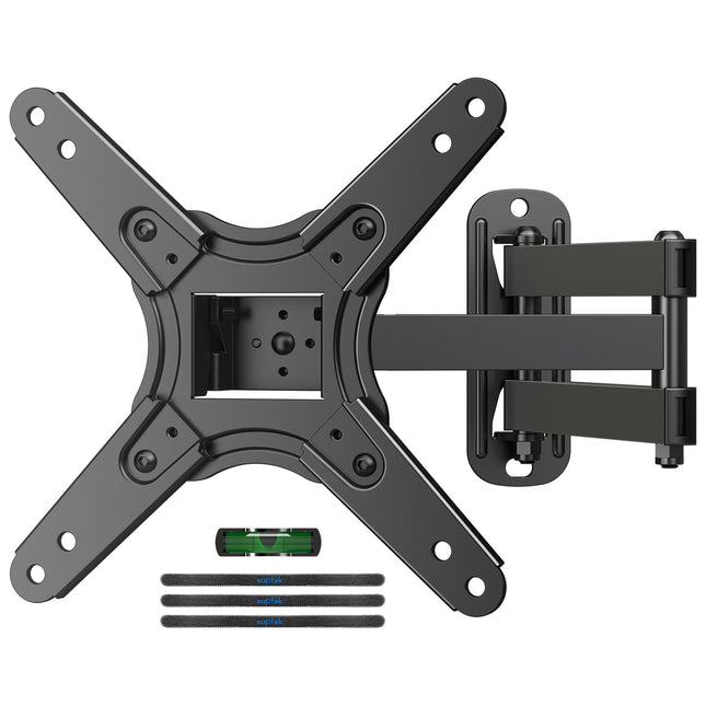 Suptek Full Motion TV Monitor Wall Mount for Most 13-42 Inch LED LCD Flat Curved Screen TVs & Monitors, Articulating Arms Swivel Tilt Extension Rotation, Max VESA 200x200mm up to 44lbs, MA1345