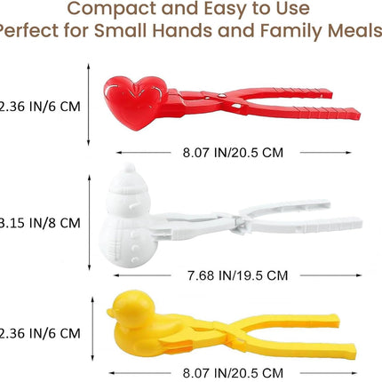 PopocolaLee 3D Animal Rice Molds Set Non-Stick Duck Rice Mold for Fun and Creative Meals Includes 3 Animal Shaped Molds