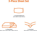 Amazon Basics Kid's Dino Friends Soft Easy-Wash Microfiber Sheet Set, Twin, Grass Green Dinosaurs 1J36
