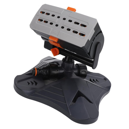VC FORMARK Mini Oscillator Sprinkler Bundle 16 Hole Lawn Sprinkler Automatic Swing Garden Water Sprinkler with 4 Spray Modes Adjustable Lawn Irrigation System for Yard