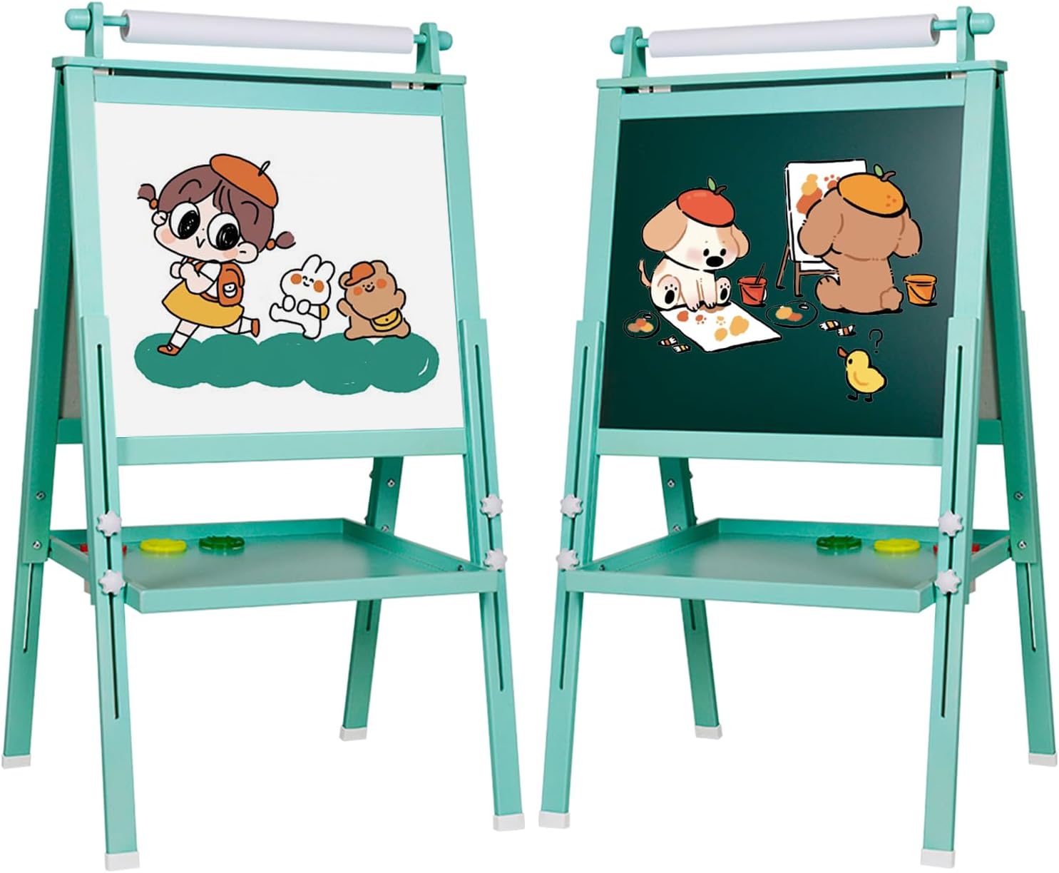 yosamy-easel-for-kids-double-sided-wooden-art-easel-toddlers-kids-ease