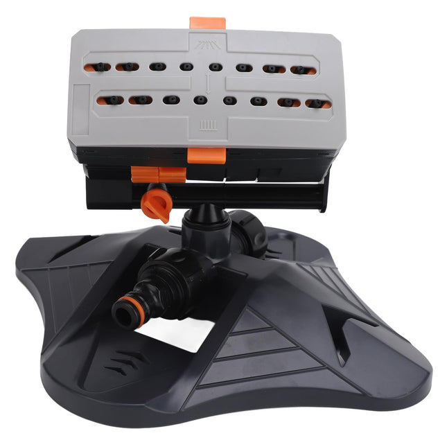 VC FORMARK Mini Oscillator Sprinkler Bundle 16 Hole Lawn Sprinkler Automatic Swing Garden Water Sprinkler with 4 Spray Modes Adjustable Lawn Irrigation System for Yard