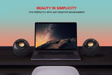 (NEW OPEN) Creative Pebble Plus 2.1 USB-Powered Desktop Speakers with Powerful Down-Firing Subwoofer