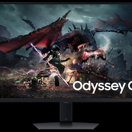 Samsung 32 Inch Odyssey G5 QHD Black Gaming Monitor 180 Hz, 1 ms, (LS32DG500ENXZA)-KM2