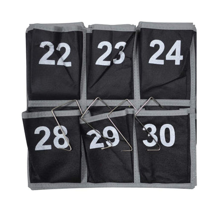 Godery 30 Hanging Pocket Storage Cellphone Pocket Chart, Numbered Organizer Classroom for Calculator & Cell Phone Holders (30 pocket)