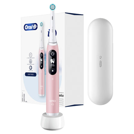 Oral-B iO Series 6 Gentle Clean Electric Toothbrush Pink. Handle, Charger and Headbrush Onluy