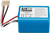 BAKTH Real Capacity 2200mAh 7.2V NiMH Battery Compatible with Braava 380T, Braava 380, Mint Plus 5200, 5200C