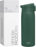 Simple Modern Travel Coffee Mug with Snap Flip Lid 16 oz