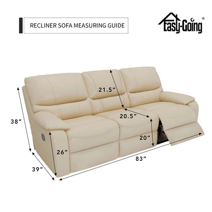 Easy-Going 8-Piece Recliner Sofa Stretch Sofa Slipcover Sofa Cover Furniture Protector, Peacock Blue