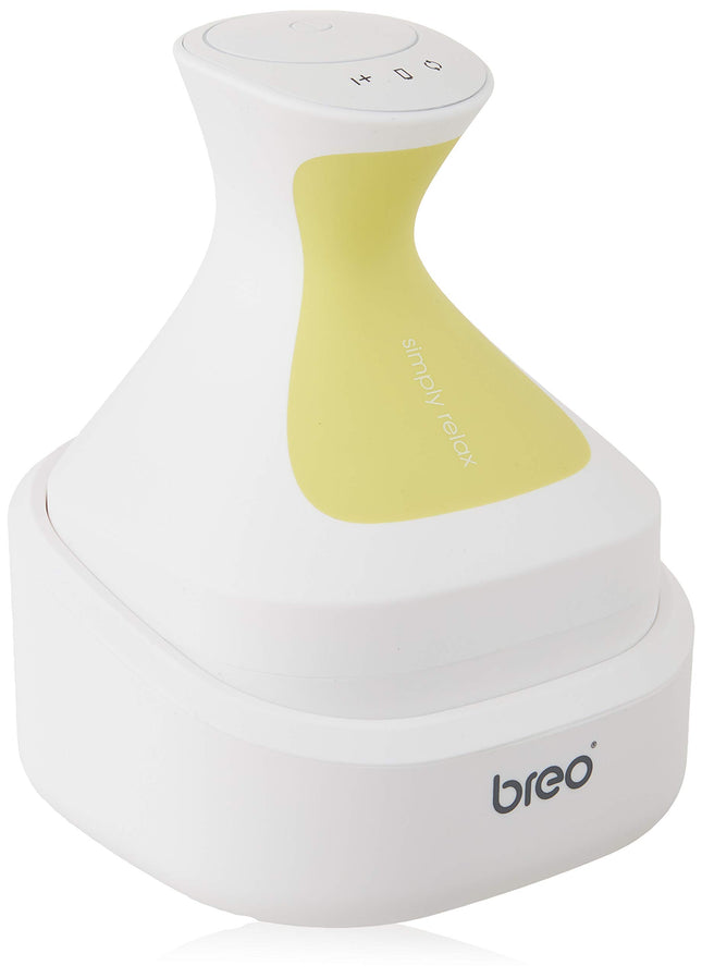 Breo iScalp Scalp and Body Massager, White&Yellow