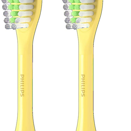 Philips One by Sonicare Electric Toothbrush Heads, Motorized Sonicare Toothbrush Heads, Brush Head Pack (2 Heads), Mango, BH1022/02