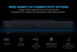 (New Open Box) Creative Stage V2 2.1 Soundbar with Subwoofer, Clear Dialog and Surround by Sound Blaster, Bluetooth 5.0
