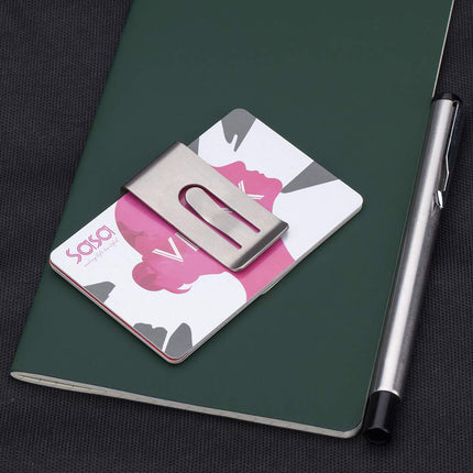 Money Clip Titanium Credit Card Holder Minimalist Slim Cash Wallet for Men Women Christmas Gifts Stocking Stuffers Graduation Gift for Him
