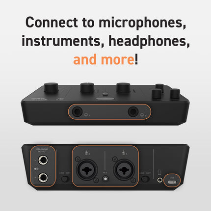 Creative Live! Audio A3 USB Audio Interface with High-Resolution Recording and Playback up to 24-bit 96kHz, with Zero-Latency Direct Monitoring-New Open Box