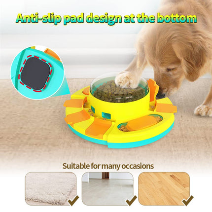 CAROZEN Interactive Toy Puzzle for S/M Dogs Treat Dispenser