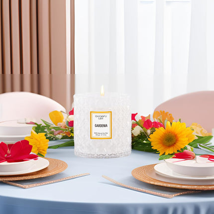 Chloefu LAN Gardenia Inspired by Nature Natural Soy Scented Candle, 230g