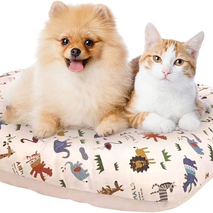 Pet Teepee Tent with Thick Cushion for Dogs Cats Portable Dog(Puppies) House Pet Tent Indoor Outdoor
