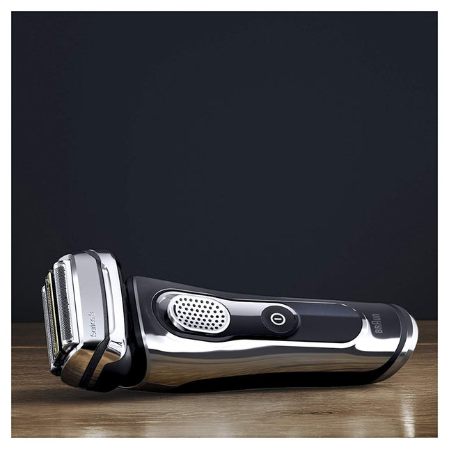 Braun Series 9 Men's Electric Foil Shaver with Wet & Dry Integrated Precision Trimmer & Rechargeable and Cordless Razor with Clean&Charge Station, 9296cc