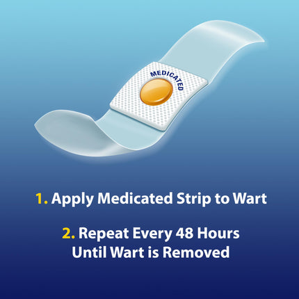 Compound W Wart Remover, Maximum Stength One Step Invisible Pads - 14 Count - Salicylic Acid Wart Remover, For Treatment & Common/Plantar Wart Removal
