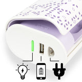 Oral-B Genius Series Travel Toothbrush Kit with Charging Function for 1 Handpiece and 2 Toothbrush Heads | Travel Case Without Charging Cable (Orchid Purple)