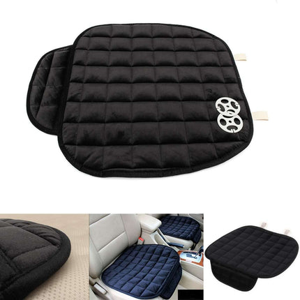 1-PC Anti-Slip Warm Universal Car Front Seat Cushion Cover/Rear Back Chair Seat Pad for Vehicle Protection, GREY, Front