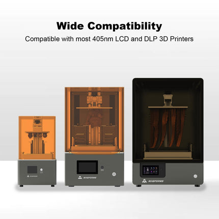 MAGFORMS Elastic 3D Printer Resin, Tough & Flexible 405nm UV-Curing Resin, TPU-Like Photopolymer Resin for LCD DLP 3D Printing, GRAY