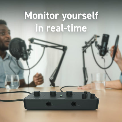 Creative Live! Audio A3 USB Audio Interface with High-Resolution Recording and Playback up to 24-bit 96kHz, with Zero-Latency Direct Monitoring-New Open Box