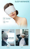 BLSSNZ Eye Mask for Sleeping,Sleep Mask Light Blocking for Side Sleepers,Dual-Sided All-Season Sleep Masks for Women Man,large Eye Covers with Adjustable Velcro for Travel,Nap,Yoga