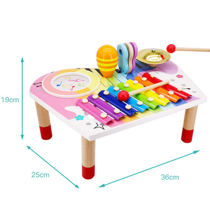 Montessori Toy 3 Years, Musical Instruments for Children Made of Wooden Musical Toy, Musical Instruments for Children from 1 Year, Girls 2 3 4 5 Years Musical Instruments for Children Wooden Music Toy