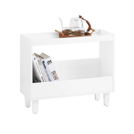 SoBuy Bedside Table Nightstand Side Table End Table Sofa Table Lamp Table for Living Room,Bedroom,White