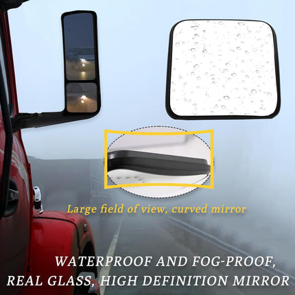 CA Replacement International Lt625 Hood Mirror compatible with 2018 LT625 (small left 1)