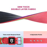 TSPRO Tactical Dog Collar 1.25 Inch Wide Dog Collar Strong Dog Collar Thick Dog Collar Heavy Duty Metal Buckle for 12.6-15.8 Inches Neck (Silver S)