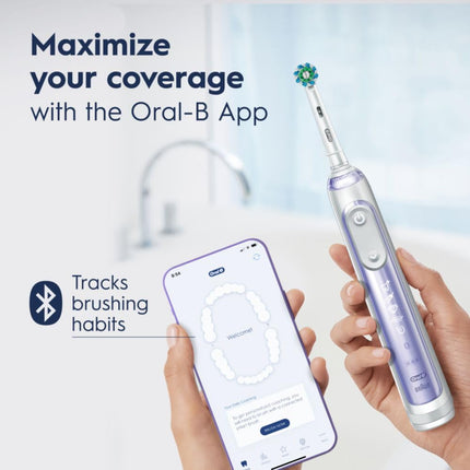 Oral-B GENIUS X LIMITED, Rechargeable Electric Toothbrush with Artificial Intelligence Purple