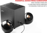 (NEW OPEN) Creative Pebble Plus 2.1 USB-Powered Desktop Speakers with Powerful Down-Firing Subwoofer