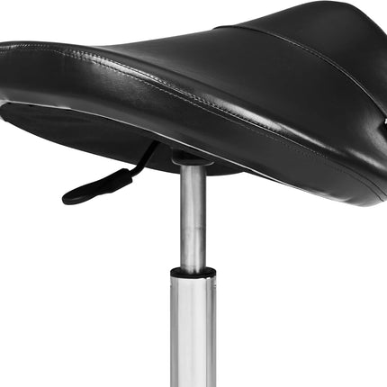 Master Massage Ergonomic Saddle Chair Stool - Black