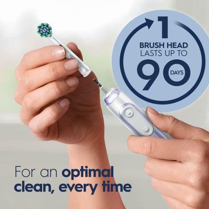 Oral-B GENIUS X LIMITED, Rechargeable Electric Toothbrush with Artificial Intelligence Purple