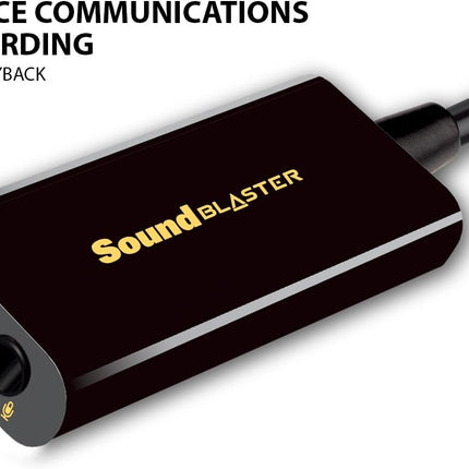 Creative Labs Sound Blaster Play! 3 External USB Sound Adapter for Windows and Mac