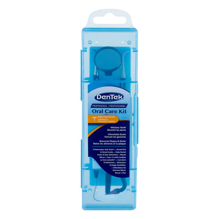 DenTek Premium Oral Care Kit - Dental Pick, Steel Teeth Scaler, Rubber Stimulater