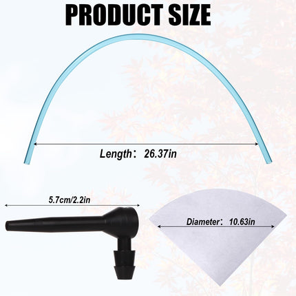 Maple Syrup Tree Tapping Kit, 12pcs Maple Syrup Tubes 12pcs Maple Taps with 2pcs Maple Sap Filters Maple Sugaring Starter Kit for Beginners Maple Sap Collectors