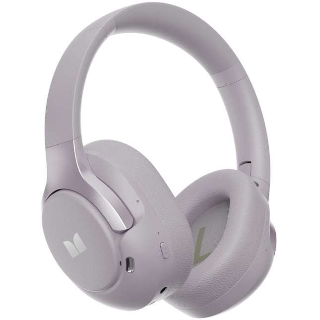 Monster Persona 5th ANC-Wireless Bluetooth Over-Ear Headphones with Microphone, 70H Playtime, Bluetooth 6.0, Comfortable and Foldable Design(Purple)