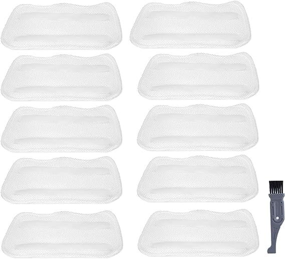 I clean 10 Packs Steam Mops Pads Compatible with Shark Steam & Spray Mop S3101, S3250, S3251, SK410, SK435CO, SK460, SK141