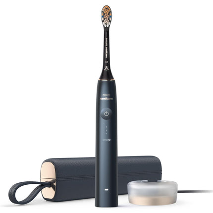 Philips Sonicare DiamondClean Prestige 9900, Rechargeable Electric Toothbrush with SenseIQ, Midnight, HX9990/12