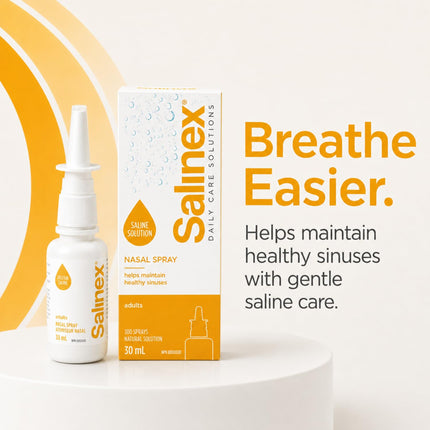 Salinex Adults Congested & Itchy Noses Daily Nasal Care for Allergy & Cold Relief, 30 mL