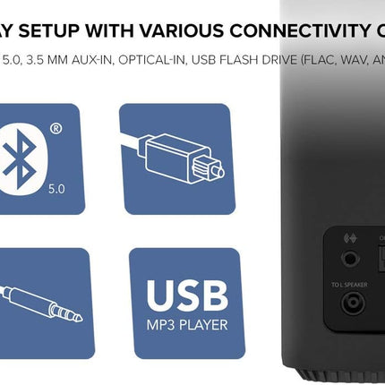 Creative T100-2.0 Compact Hi-Fi Desktop Bluetooth Speakers