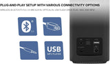 (LIKE NEW) Creative T100-2.0 Compact Hi-Fi Desktop Bluetooth Speakers