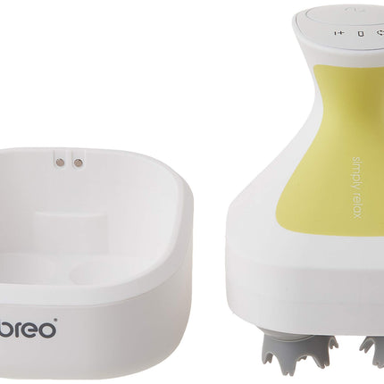 Breo iScalp Scalp and Body Massager, White&Yellow