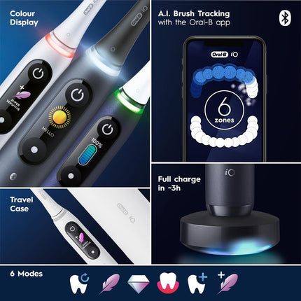 Oral-B iO Series 8 Electric Toothbrush - Violet Ametrine