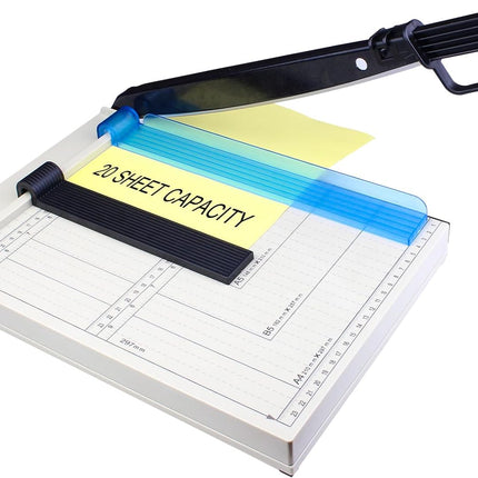 Paper Cutting Machine, 12 "A4 Cutting Length, 10 Sheet Capacity with Safety Protection Device and Blade Lock, Suitable for Office, School or Commercial usePaper Cutter