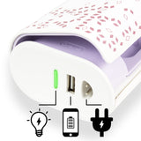 Oral-B Genius Series Travel Toothbrush Kit with Charging Function for 1 Handpiece and 2 Toothbrush Heads | Set Includes Travel Case and US-Charging Cable (Rose Gold)