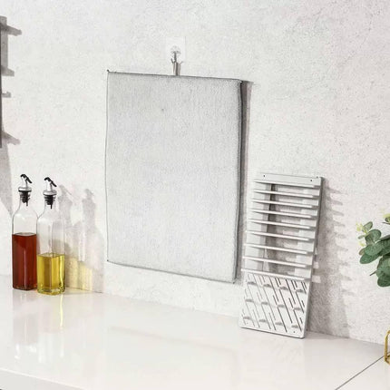 Multifunctional Kitchen Dish Drainer Rack, Absorbent Drain Pad, Heat Insulation, Detachable and Foldable Cloth for Home Use